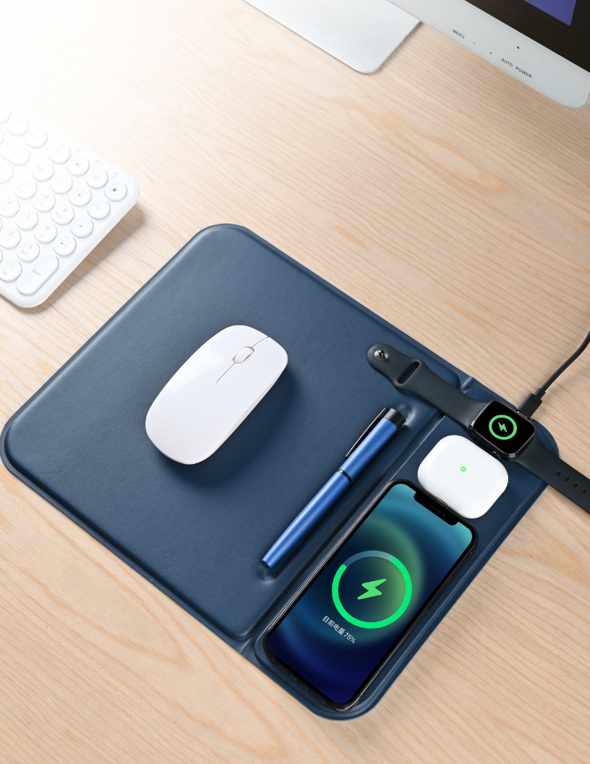 3-in-1 MagSafe Mousepad with Wireless Charging