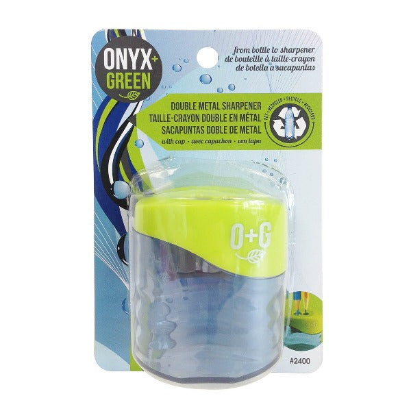 Double Sharpener With Recycled Plastic Cap