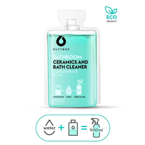 Eco-friendly Bathroom Cleaner Concentrate, 2 Capsules Refills