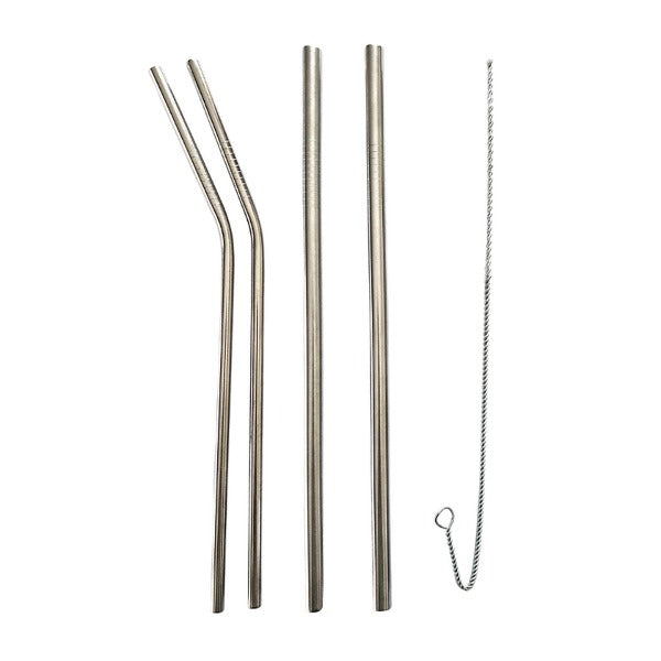 Stainless Steel Straws - Set of 4