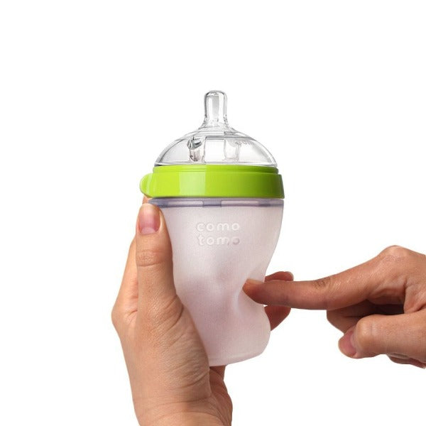 Natural Feel Silicone Baby Bottle (250 ml)