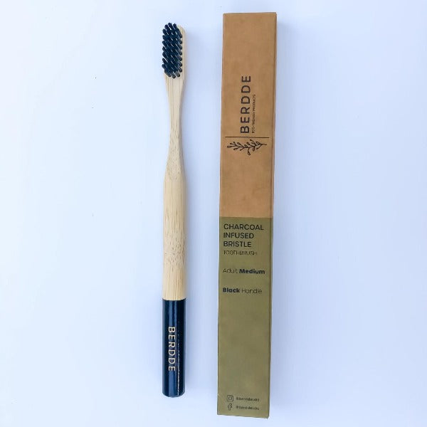 Charcoal Infused Bamboo Toothbrush