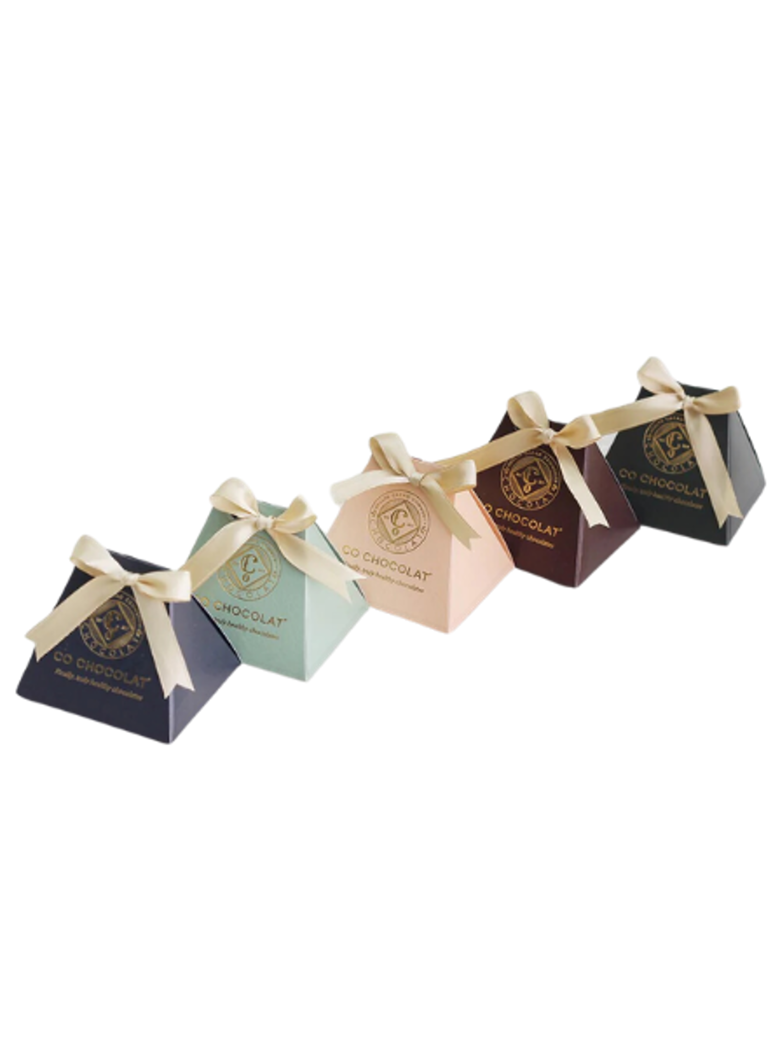Pyramid Box With Two Cane Sugar-Free Mendiants
