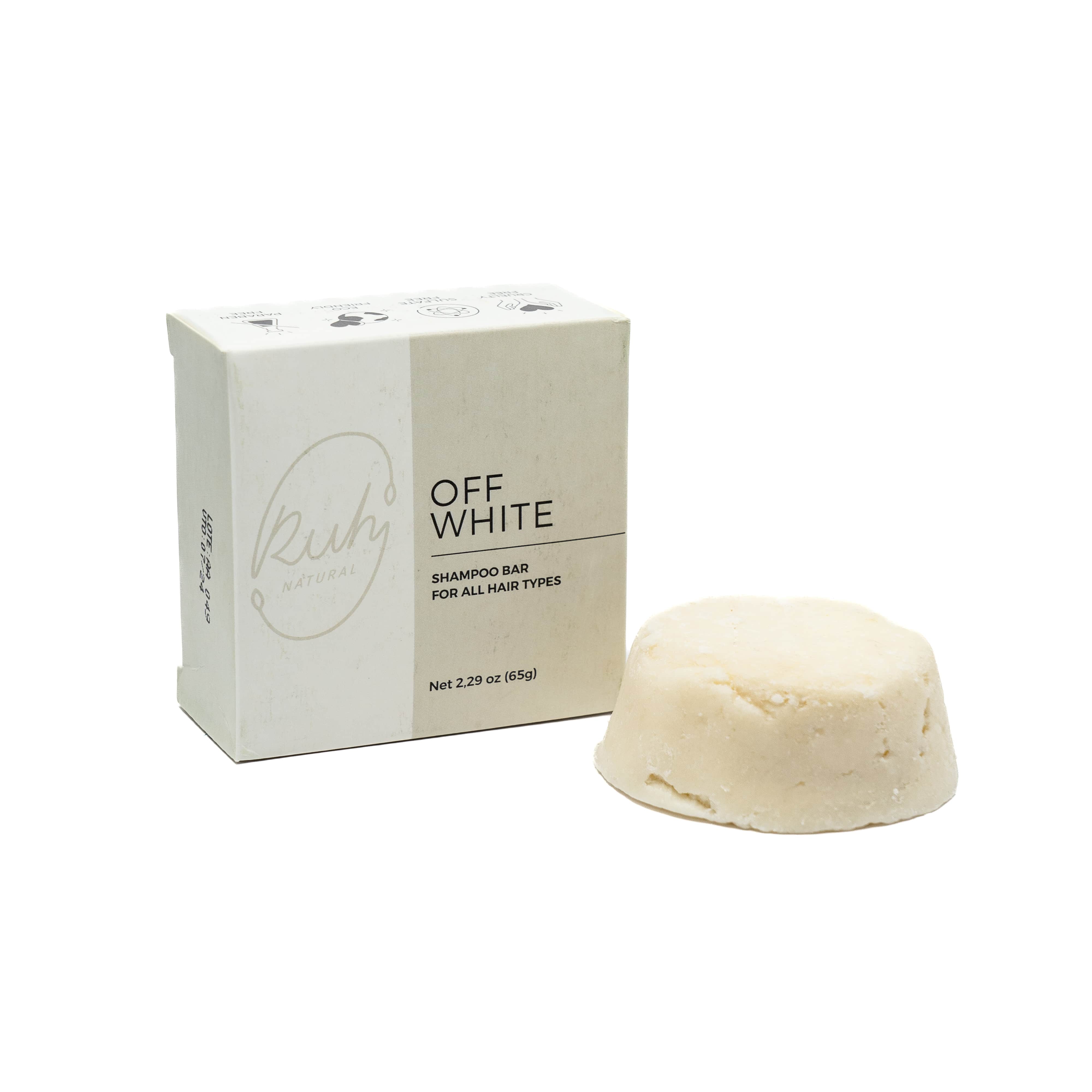 Off-White Shampoo Bar  (For all hair types)