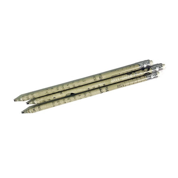 Pencils - Made of Recycled Newspapers (Pack of 10)