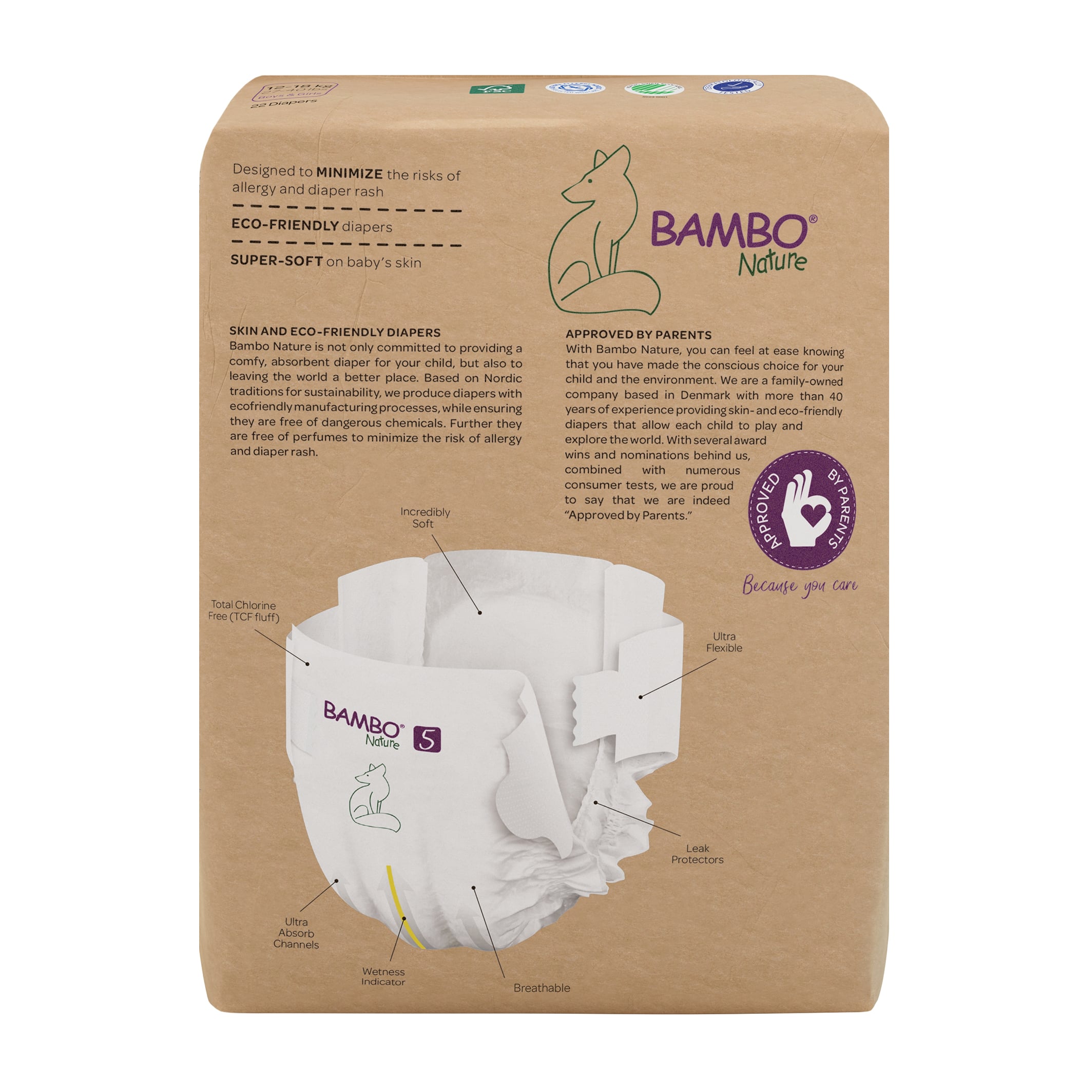 Eco-Friendly Diapers (Size 5, 11-25kgs)