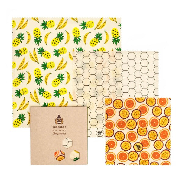 Beeswax Wraps - Food Storage (Beginner's Set)