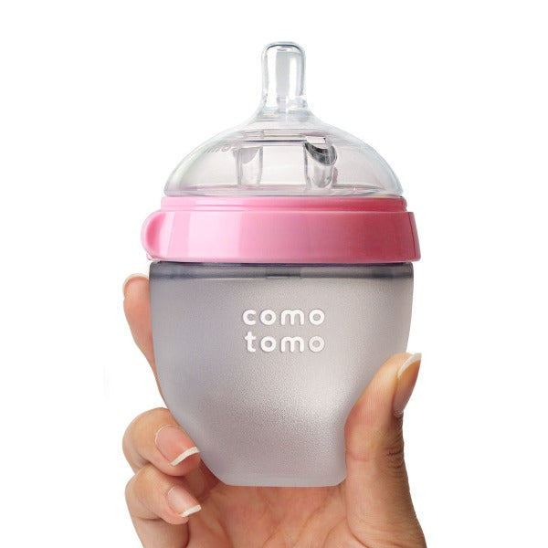 Natural Feel Silicone Baby Bottle (150 ml)