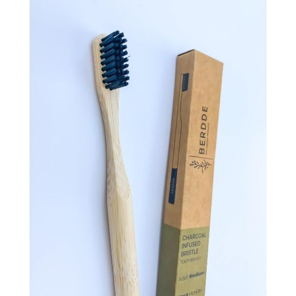 Charcoal Infused Bamboo Toothbrush