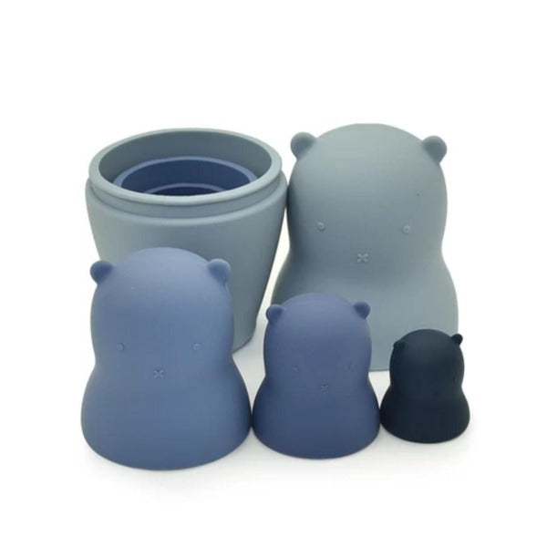 Nesting Bears  - Blue