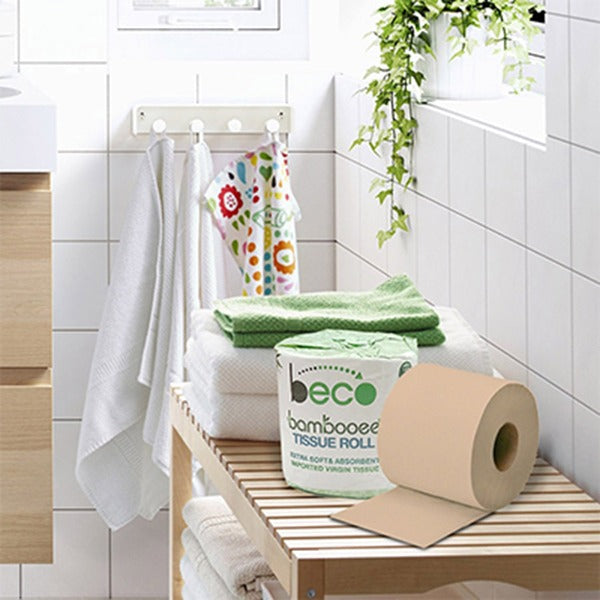 Bamboo Toilet Tissue Rolls (Set of 4 rolls, 3 ply)